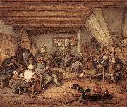Feasting Peasants in a Tavern ag OSTADE, Adriaen Jansz. van